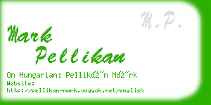 mark pellikan business card